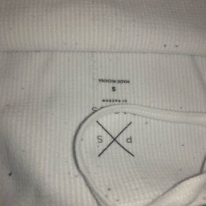 White Ribbed Pancsun Bodysuit